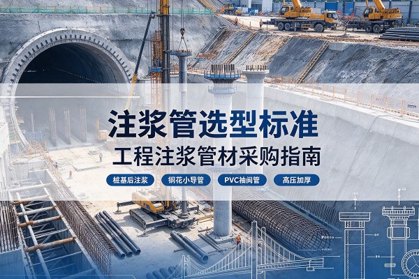 西区注浆管选型标准